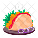 پیش‌نمایش فایل chicken-taco-12115434 از پک استیکرهای فست فود