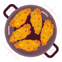 پیش‌نمایش فایل chicken-wings-12115462 از پک استیکرهای فست فود