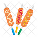 پیش‌نمایش فایل corn-dogs-12115415 از پک استیکرهای فست فود