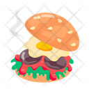 پیش‌نمایش فایل egg-burger-12115452 از پک استیکرهای فست فود