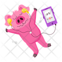پیش‌نمایش فایل funny-pig-12149233 از پک استیکرهای خوک