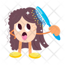 پیش‌نمایش فایل brushing-12198567 از پک استیکرهای مراقبت از مو