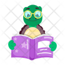 پیش‌نمایش فایل turtle-reading-12414177 از پک لاک‌پشت