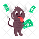 پیش‌نمایش فایل greedy-devil-12682395 از پک استیکر کارتونی شیطان