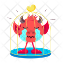 پیش‌نمایش فایل monster-crying-12682398 از پک استیکر کارتونی شیطان