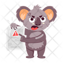 پیش‌نمایش فایل angry-koala-12682273 از پک استیکرهای کارتونی کوالا