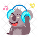 پیش‌نمایش فایل koala-music-12682305 از پک استیکرهای کارتونی کوالا