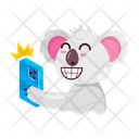 پیش‌نمایش فایل koala-selfie-12682312 از پک استیکرهای کارتونی کوالا