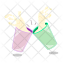 پیش‌نمایش فایل milk-cheers-12674039 از پک استیکرهای کارتونی شیر