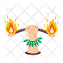 پیش‌نمایش فایل fire-twirling-12671839 از پک استیکرهای کارتونی هاوایی