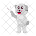پیش‌نمایش فایل dog-waving-12573668 از پک استیکرهای شکلک‌های کاوایی (بامزه)