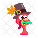 پیش‌نمایش فایل thanksgiving-hat-12556807 از پک استیکرهای کارتونی بوقلمون
