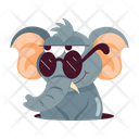 پیش‌نمایش فایل cool-elephant-12538357 از پک استیکرهای کارتونی فیل پویانمایی