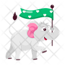 پیش‌نمایش فایل elephant-flag-12538367 از پک استیکرهای کارتونی فیل پویانمایی
