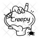 پیش‌نمایش فایل creepy-message-12460507 از پک هالووین پویانمایی