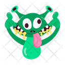 پیش‌نمایش فایل monster-mascot-12432905 از پک استیکرهای کارتونی موجودات فضایی