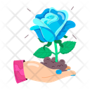 پیش‌نمایش فایل blue-rose-12423736 از پک استیکرهای کارتونی گل رز