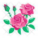 پیش‌نمایش فایل pink-rose-12423711 از پک استیکرهای کارتونی گل رز