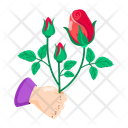 پیش‌نمایش فایل red-rose-12423668 از پک استیکرهای کارتونی گل رز