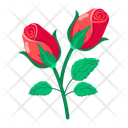پیش‌نمایش فایل red-rose-12423672 از پک استیکرهای کارتونی گل رز