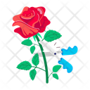 پیش‌نمایش فایل red-rose-12423688 از پک استیکرهای کارتونی گل رز
