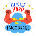 پیش‌نمایش فایل hustle-hard-13002170 از پک استیکرهای نوجوانانه