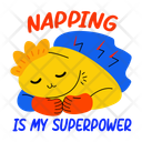 پیش‌نمایش فایل napping-13002221 از پک استیکرهای نوجوانانه