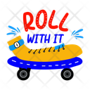 پیش‌نمایش فایل roll-it-13002238 از پک استیکرهای نوجوانانه