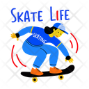 پیش‌نمایش فایل skate-life-13002197 از پک استیکرهای نوجوانانه