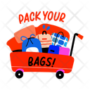 پیش‌نمایش فایل luggage-trolley-12995241 از پک استیکرهای سفر به دور دنیا
