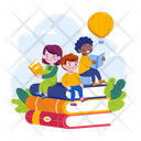 پیش‌نمایش فایل reading-books-12810872 از پک روز کودک