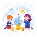 پیش‌نمایش فایل sandcastle-12810850 از پک روز کودک