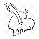 پیش‌نمایش فایل pierced-heart-13208510 از پک گرافیتی و گرانج