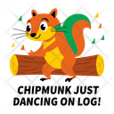 پیش‌نمایش فایل chipmunk-dancing-13315217 از پک حیوانات بامزه سافاری
