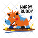 پیش‌نمایش فایل happy-buddy-13315256 از پک حیوانات بامزه سافاری