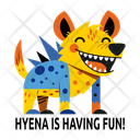 پیش‌نمایش فایل happy-hyena-13315267 از پک حیوانات بامزه سافاری