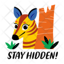 پیش‌نمایش فایل stay-hidden-13315252 از پک حیوانات بامزه سافاری