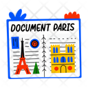 پیش‌نمایش فایل document-paris-13595927 از پک استیکرهای پاریس