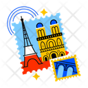 پیش‌نمایش فایل paris-stamps-13595933 از پک استیکرهای پاریس