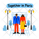 پیش‌نمایش فایل together-in-paris-13595915 از پک استیکرهای پاریس