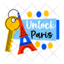 پیش‌نمایش فایل unlock-paris-13595919 از پک استیکرهای پاریس