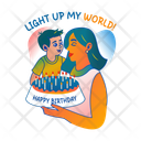 پیش‌نمایش فایل celebrating-13605934 از پک استیکرهای روز مادر