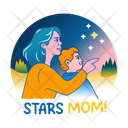 پیش‌نمایش فایل gazing-stars-13605967 از پک استیکرهای روز مادر