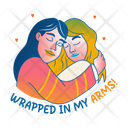 پیش‌نمایش فایل hugging-13605960 از پک استیکرهای روز مادر