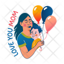 پیش‌نمایش فایل love-mom-13605940 از پک استیکرهای روز مادر