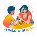 پیش‌نمایش فایل playing-activity-13605984 از پک استیکرهای روز مادر