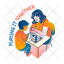 پیش‌نمایش فایل playing-together-13605942 از پک استیکرهای روز مادر