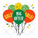 پیش‌نمایش فایل balloon-sale-13660493 از پک استیکرهای تبلیغاتی