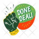 پیش‌نمایش فایل deal-done-13660489 از پک استیکرهای تبلیغاتی