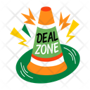 پیش‌نمایش فایل deal-zone-13660509 از پک استیکرهای تبلیغاتی